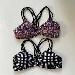 ✨HP✨ EUC Abercrombie bikini top bundle of 2